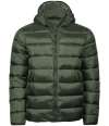 T9646 9646 Tee Jays Lite Hooded Jacket Deep Green colour image